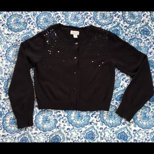 Children's place sequined cardigan